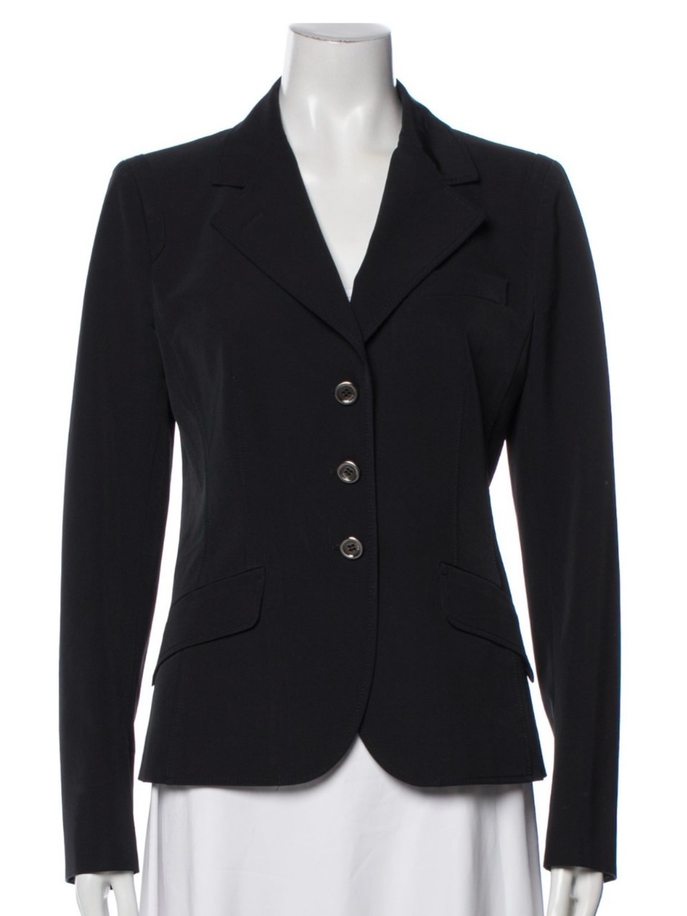 Prada Black Tailored Women's Blazer Jacket